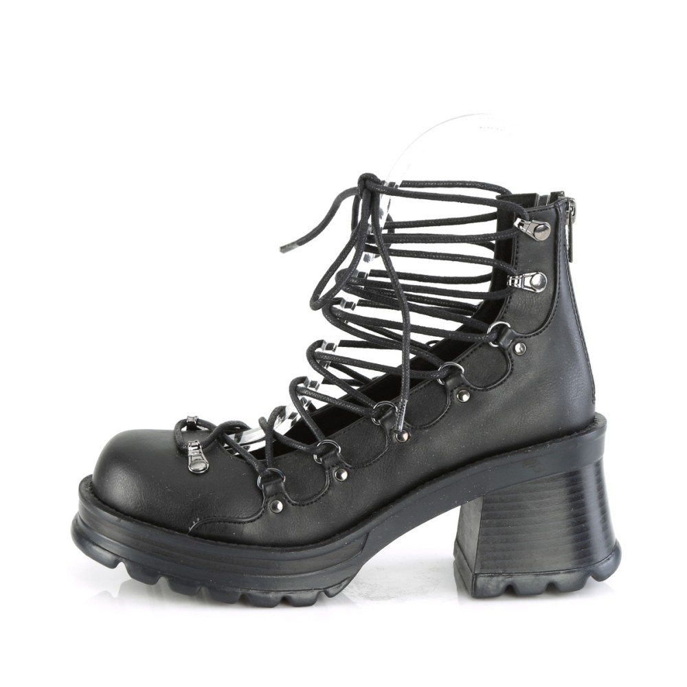 DemoniaCult - BRATTY32 Low shoes - Black